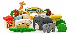 Конструктор Зоопарк, 42 детали (Томик, 7678-5 ТОМИКsim)